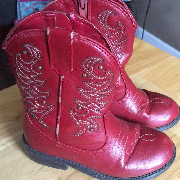 target red cowboy boots